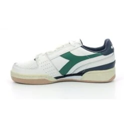 Scarpe Da Ginnastica In Pelle Diadora Davis -Negozio Di Scarpe Da Ginnastica Di Moda diadora 910630 60 52 dark blue super white 3