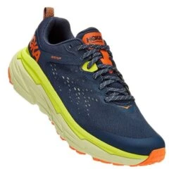 Scarpe HOKA Challenger ATR 6 GORE-TEX Blu Marino Arancione Giallo