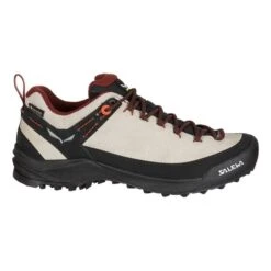 Scarpe Salewa Wildfire Leather GORE-TEX Marrone Chiaro Nero Donna -Negozio Di Scarpe Da Ginnastica Di Moda sl 61417 7265 005