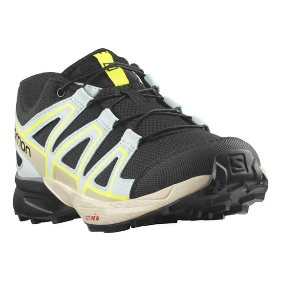 Scarpe Salomon Speedcross Nero Beige Celeste Bambini 3 Scarpe Salomon Speedcross Nero Beige Celeste Bambini