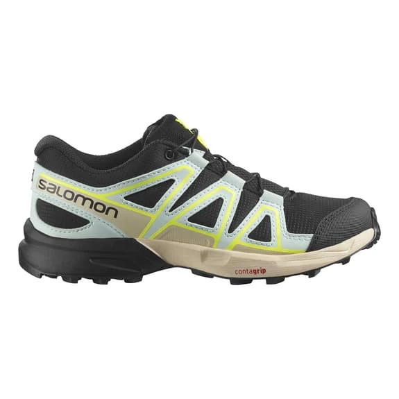 Scarpe Salomon Speedcross Nero Beige Celeste Bambini 4 Scarpe Salomon Speedcross Nero Beige Celeste Bambini - immagine 2