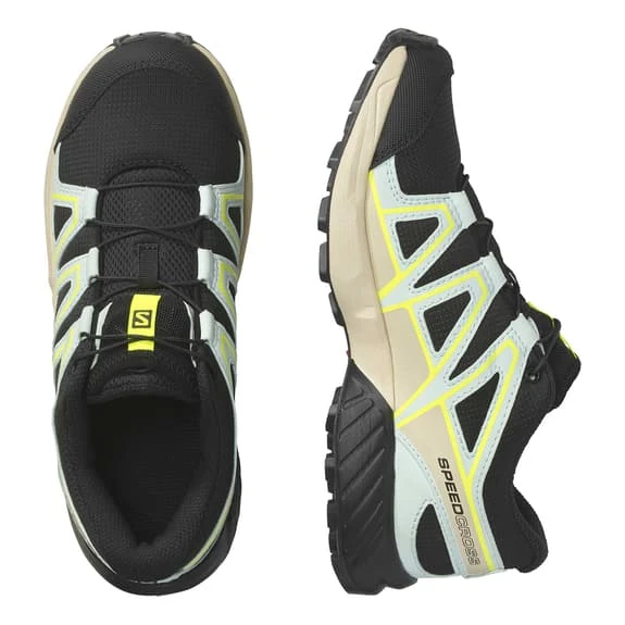 Scarpe Salomon Speedcross Nero Beige Celeste Bambini 8 Scarpe Salomon Speedcross Nero Beige Celeste Bambini - immagine 6
