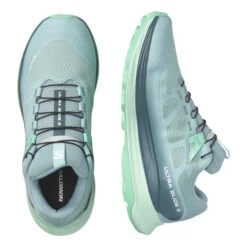 Scarpe Salomon Ultra Glide 2 GORE-TEX Celeste Verde Donna -Negozio Di Scarpe Da Ginnastica Di Moda slm l47216800 006